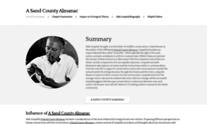 Asandcountyalmanac.weebly.com thumbnail