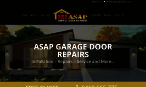 Asapgaragedoorrepairs.com.au thumbnail