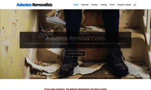 Asbestosremovalists.co.uk thumbnail