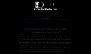 Ascendedmaster.com thumbnail