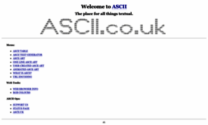 Ascii.co.uk thumbnail