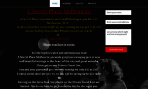 Asecretplace.com.au thumbnail