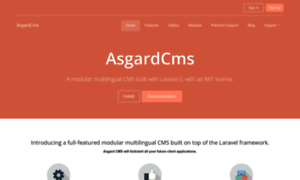 Asgardcms.com thumbnail