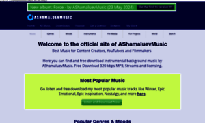 Ashamaluevmusic.com thumbnail