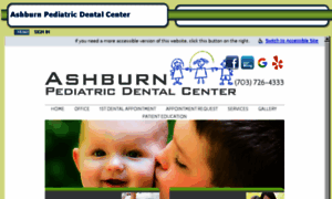 Ashburnpediatricdentalcenter.mydentalvisit.com thumbnail