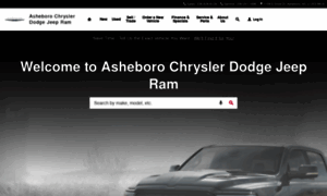 Asheborochryslerdodgejeepram.com thumbnail