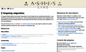 Ashes.live thumbnail