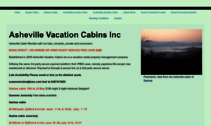 Ashevillevacationcabins.com thumbnail