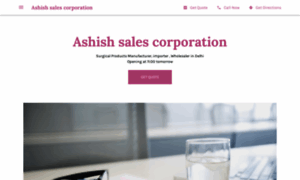 Ashish-sales-corporation-surgical-products-wholesaler.business.site thumbnail