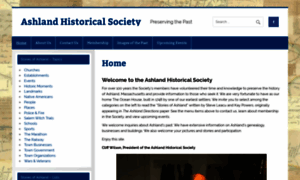 Ashlandhistsociety.com thumbnail