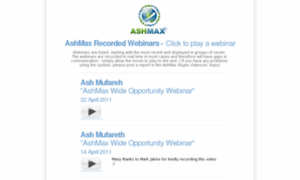 Ashmaxsuccess.info thumbnail