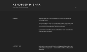 Ashutoshmishra.org thumbnail