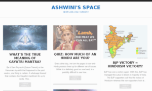 Ashwiniravindranath.com thumbnail