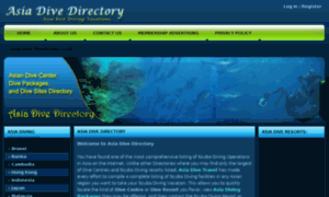Asia-dive-directory.com thumbnail