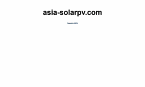 Asia-solarpv.com thumbnail