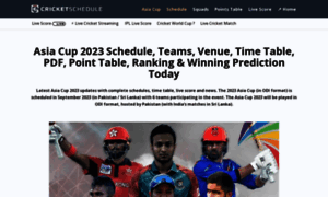 Asiacup.cricketschedule.com thumbnail