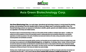 Asiagreenbiotechnology.com thumbnail