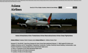 Asianaairlines.ca thumbnail