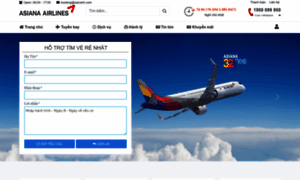 Asianaairlines.net.vn thumbnail