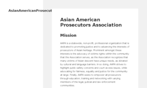 Asianamericanprosecutorsassociation.org thumbnail