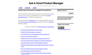 Ask.goodproductmanager.com thumbnail