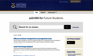 Ask.uwa.edu.au thumbnail