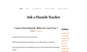 Askafinnishteacher.com thumbnail