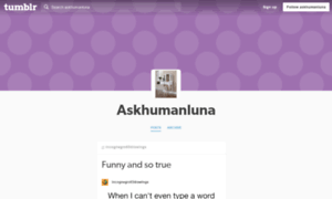 Askhumanluna.tumblr.com thumbnail
