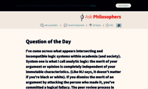 Askphilosophers.org thumbnail