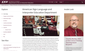 Aslie.eku.edu thumbnail