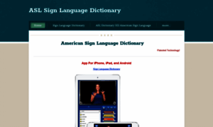 Aslsignlanguagedictionary.com thumbnail