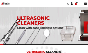 Asonic-ultrasoniccleaners.com thumbnail