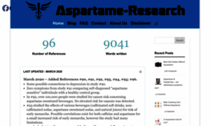 Aspartame-research.com thumbnail