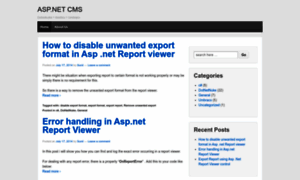 Aspdotnetcms.wordpress.com thumbnail