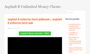 Asphalt8unlimitedmoney.com thumbnail