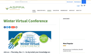 Asppavirtualconference.org thumbnail