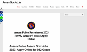 Assamgovjob.in thumbnail