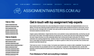 Assignmentmasters.com.au thumbnail