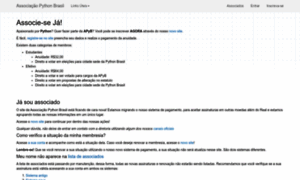 Associados.python.org.br thumbnail