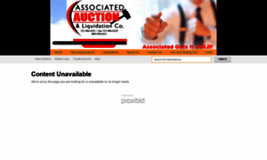 Associatedauction.proxibid.com thumbnail