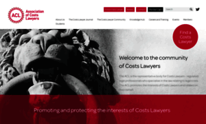 Associationofcostslawyers.co.uk thumbnail