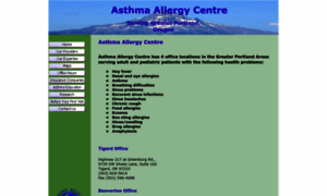 Asthmaallergycentre.com thumbnail