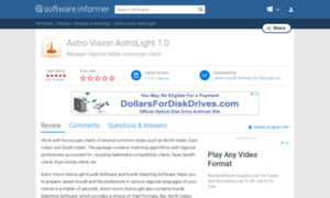 Astro-vision-astrolight.software.informer.com thumbnail