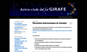 Astroclubdelagirafe.fr thumbnail