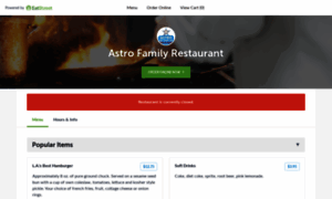 Astrofamilyreststaurant.com thumbnail