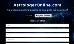 Astrologeronline.com thumbnail