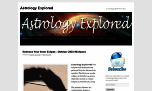 Astrologyexplored.net thumbnail