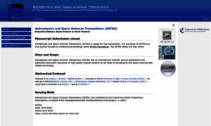 Astrophysics-and-space-sciences-transactions.net thumbnail