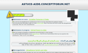 Astuce-aide.conceptforum.net thumbnail