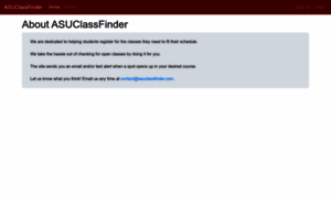 Asuclassfinder.com thumbnail